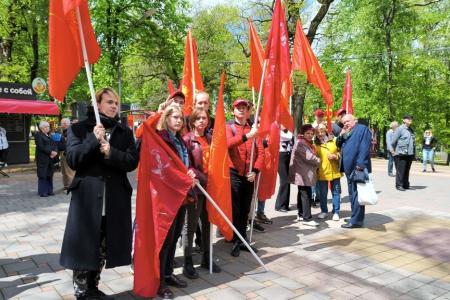 Первомайский митинг-концерт в Ставрополе