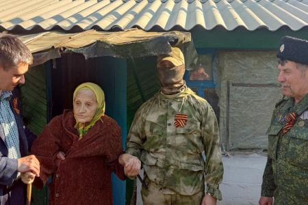 ЛНР. Подарки ветеранам