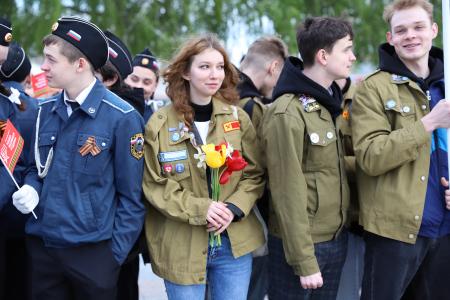 Город Орел встретил участников марша-эстафеты "Наша Великая Родина"