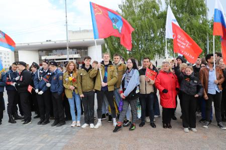 Город Орел встретил участников марша-эстафеты "Наша Великая Родина"