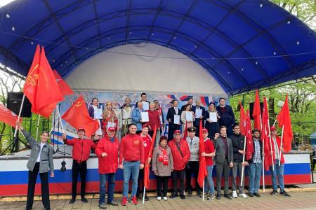Первомайский митинг-концерт в Ставрополе