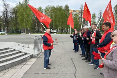 Коммунистический субботник 1 мая прошел в Марий Эл