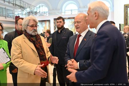 Г.А. Зюганов выступил на открытии выставки художника В.И. Нестеренко в Москве