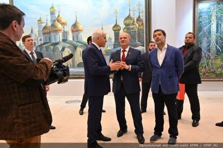 Г.А. Зюганов выступил на открытии выставки художника В.И. Нестеренко в Москве