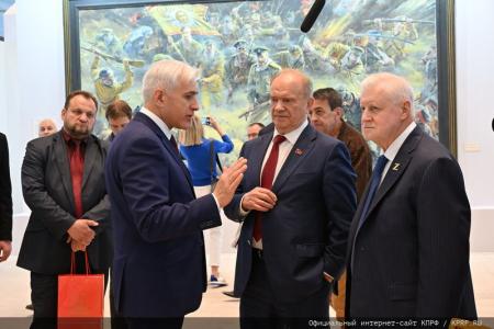 Г.А. Зюганов выступил на открытии выставки художника В.И. Нестеренко в Москве