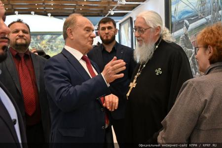 Г.А. Зюганов выступил на открытии выставки художника В.И. Нестеренко в Москве