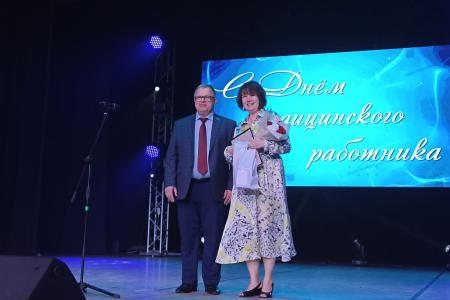 Руководитель фракции КПРФ в Московской областной Думе Александр Наумов поздравил с Днем медицинского работника коллектив Ступинской областной клинической больницы