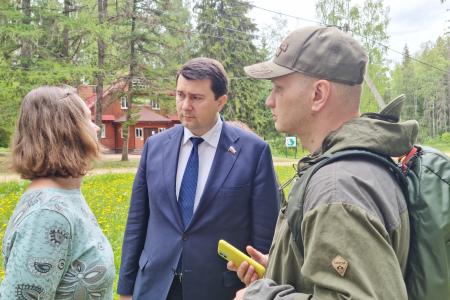 Олег Лебедев встретился с коллективом Центрально-Лесного природного биосферного заповедника в Тверской области