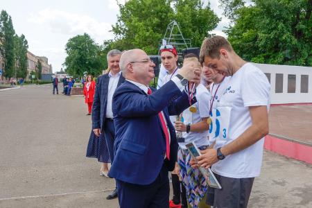 Воронежская область. Сергей Гаврилов пожелал студентам вливаться в ряды строителей самолетов