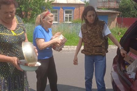 Белгородская область. КПРФ оказывает гуманитарную помощь жителям прифронтовых районов
