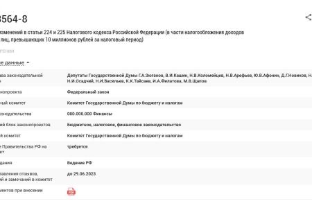 Фракция КПРФ в Госдуме внесла законопроект по увеличению НДФЛ до 30% для тех граждан, чей доход превышает более 10 миллионов рублей в год