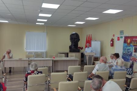 Депутат Государственной Думы С.М. Пантелеев принял участие в работе IX совместного Пленума Комитета и КРК Ленинградского областного отделения КПРФ