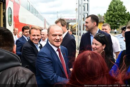 Начался рабочий визит Г.А. Зюганова в Орловскую область
