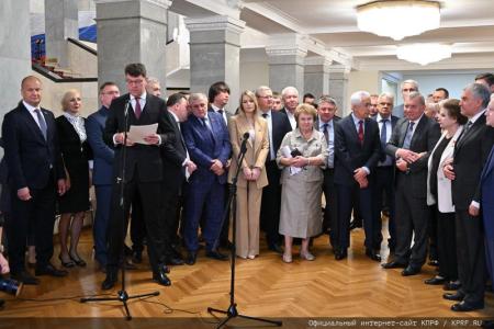 В Госдуме открылась выставка, посвященная 60-летию полета В.В. Терешковой в космос