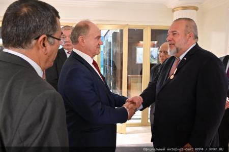 Г.А. Зюганов встретился с Премьер-министром Республики Куба Мануэлем Марреро Крус