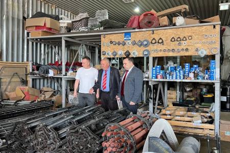 Крымские депутаты-коммунисты Сергей Богатыренко и Василий Саенко посетили ООО ТД «Крым Агро»