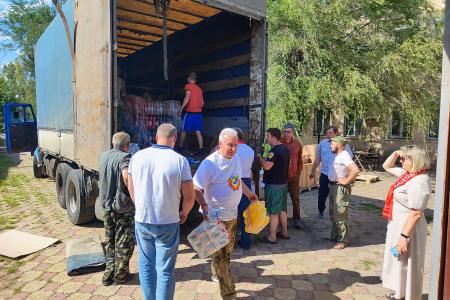Тамбовская область. Встреча на земле сражающегося Луганска
