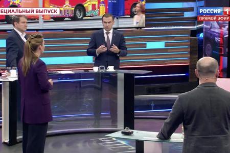 Юрий Афонин в эфире «России-1»: Мы должны построить многополярный мир, в котором не будет места диктату доллара и вседозволенности «мирового жандарма»