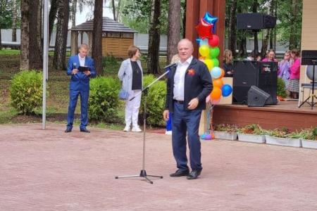 Николай Васильев принял участие в церемонии открытия детского центра «Юный патриот» в оздоровительном комплексе «Снегири»