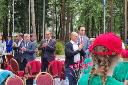 Николай Васильев принял участие в церемонии открытия детского центра «Юный патриот» в оздоровительном комплексе «Снегири»