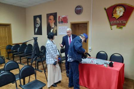 Тамбовская область. Интервью лидера местных коммунистов А.И. Жидкова телеканалу «ВГТРК-Тамбов»