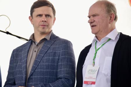Орловская область. Г.А. Зюганов принял участие в «Дне русского поля»