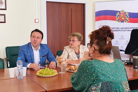 Ольга Алимова находится с визитом во Владимирской области