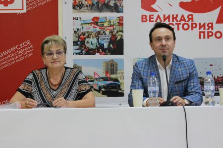 Ольга Алимова находится с визитом во Владимирской области