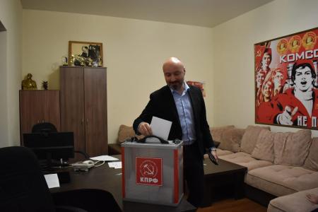 К.К. Тайсаев принял участие во II этапе XXXV конференции Северо-Осетинского республиканского отделения КПРФ