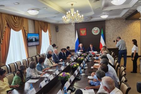 Продолжается рабочая поездка К.К. Тайсаева в Хакасию