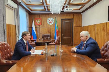 Продолжается рабочая поездка К.К. Тайсаева в Хакасию