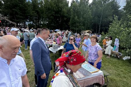 Сергей Казанков на празднике «Земля предков»