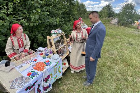 Сергей Казанков на празднике «Земля предков»