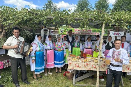 Сергей Казанков на празднике «Земля предков»