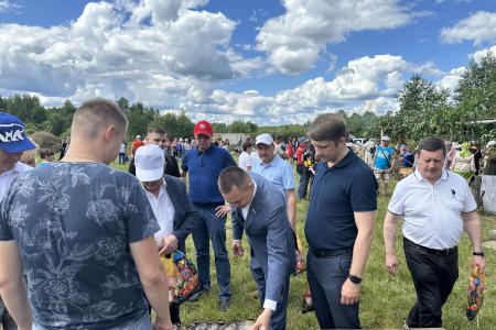 Сергей Казанков на празднике «Земля предков»