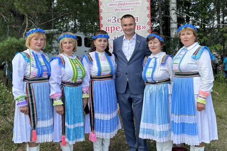 Сергей Казанков на празднике «Земля предков»