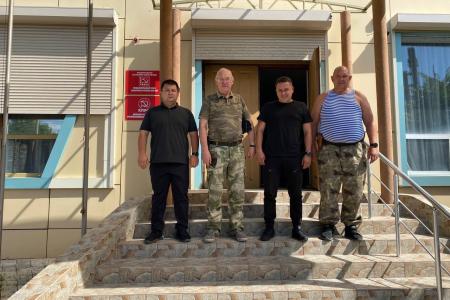 Репортаж о рабочей поездке сенатора Айрата Гибатдинова в Донецкую Народную Республику