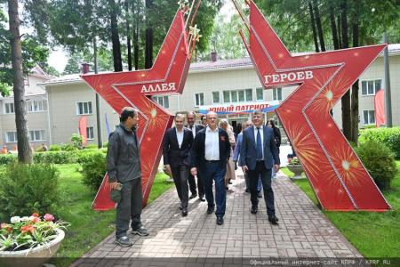 Г.А. Зюганов выступил на открытии детского военно-спортивного лагеря «Юный патриот»