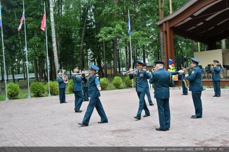 Г.А. Зюганов выступил на открытии детского военно-спортивного лагеря «Юный патриот»