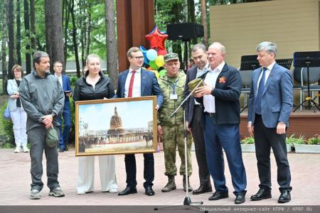Г.А. Зюганов выступил на открытии детского военно-спортивного лагеря «Юный патриот»