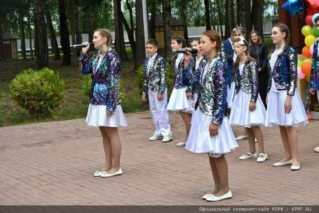Г.А. Зюганов выступил на открытии детского военно-спортивного лагеря «Юный патриот»