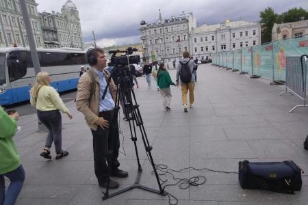 Вновь на улицах Москвы «Надежда России»