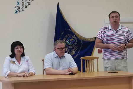 Заместитель Председателя Московской областной Думы, руководитель фракции КПРФ Александр Наумов посетил Ступинскую областную клиническую больницу