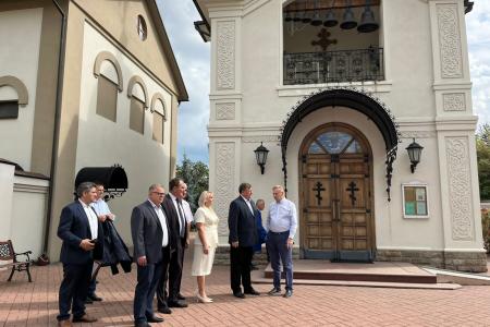 Заместитель Председателя ЦК КПРФ, Председатель Комитета Госдумы по аграрным вопросам В.И. Кашин посетил ЗАО «Щёлковохлеб»
