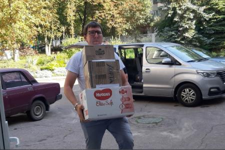 Новгородские коммунисты доставили очередной гуманитарный груз в Донецкую и Луганскую республики