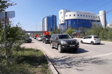Республика Саха (Якутия). Автопробег в поддержку мобилизованных воинов