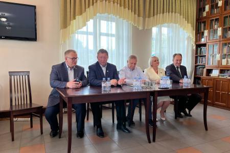 Заместитель Председателя ЦК КПРФ, Председатель Комитета Госдумы по аграрным вопросам В.И. Кашин посетил ЗАО «Щёлковохлеб»