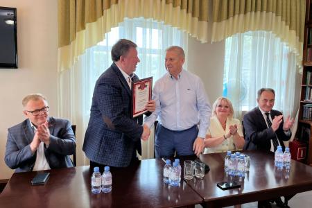 Заместитель Председателя ЦК КПРФ, Председатель Комитета Госдумы по аграрным вопросам В.И. Кашин посетил ЗАО «Щёлковохлеб»