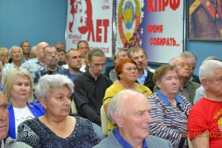 Д.Г. Новиков провёл встречу с партийным активом Нижегородского отделения КПРФ