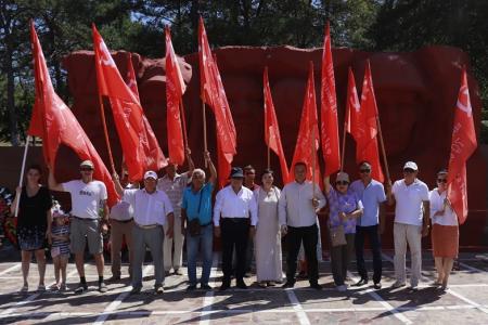 Патриотический автопробег в столице Калмыкии